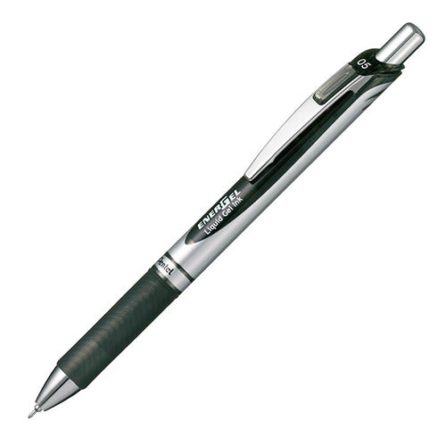 Pentel EnerGel Silver - Black Ink