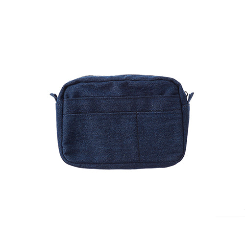 Delfonics Stationery Inner Carrying Case Bag In Bag S - Denim - Hickory - Harajuku Culture Japan - Japanease Products Store Beauty and Stationery