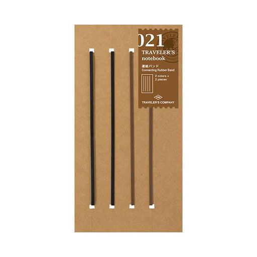 Midori Traveler's Note Book Regular Size Refill 021 - Connecting Rubber Band - Harajuku Culture Japan - Japanease Products Store Beauty and Stationery