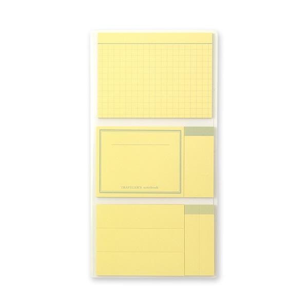 Midori Traveler's Note Book Regular Size Refill 022 - Sticky Notes - Harajuku Culture Japan - Japanease Products Store Beauty and Stationery