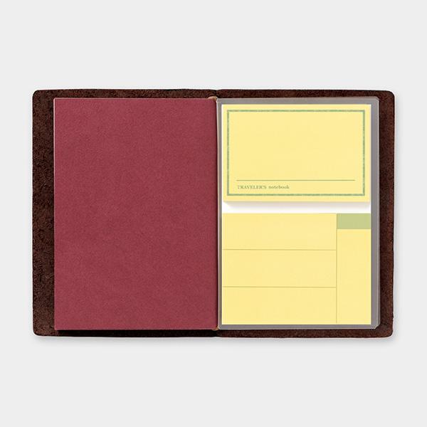 Midori Traveler's Note Book Passport Size Refill 012 - Sticky Notes - Harajuku Culture Japan - Japanease Products Store Beauty and Stationery