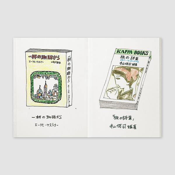 Midori Traveler's Note Book Passport Size Refill 008 - Sketch Paper Notebook - Harajuku Culture Japan - Japanease Products Store Beauty and Stationery