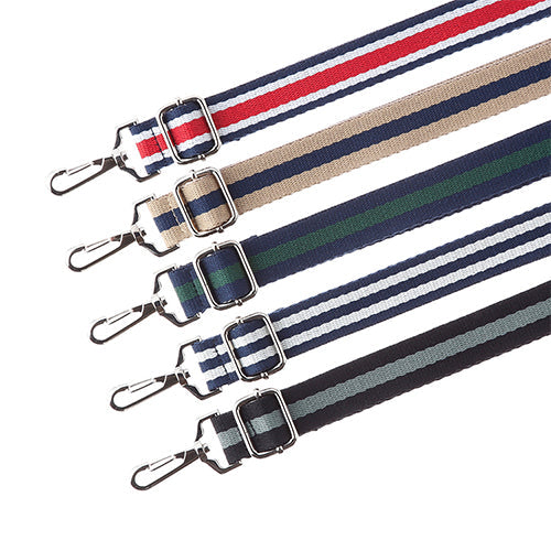 Delfonics Stationery Inner Carrying Shoulder Strap Stripe - Dark BluexGreen - Harajuku Culture Japan - Japanease Products Store Beauty and Stationery