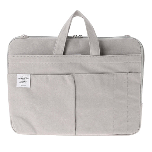 Delfonics Stationery Inner Carrying Case Bag In Bag A4 - Light Gray - Harajuku Culture Japan - Japanease Products Store Beauty and Stationery