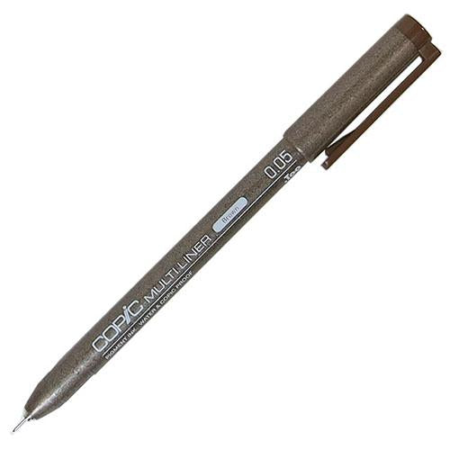 Copic Multiliner Brown Ink Marker - 0.05 mm - Harajuku Culture Japan - Japanease Products Store Beauty and Stationery
