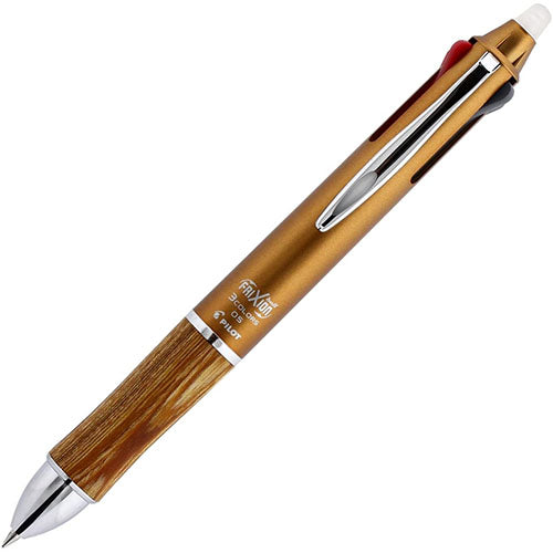 Pilot 3 Color Ballpioint Multi Pen Frixion Ball3 Wood - 0.5mm