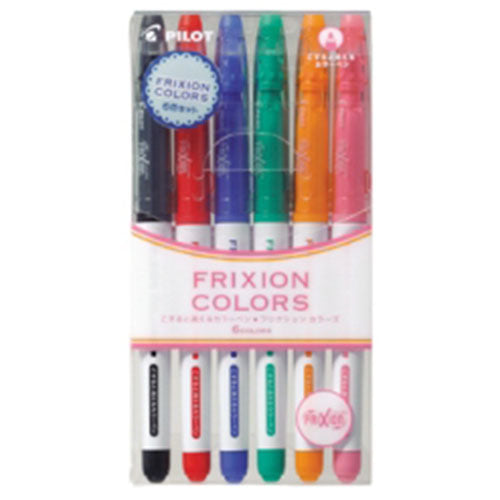 Pilot Color Felt-tip Pen Frixion Colors - 0.6mm - 6 Clors Set3