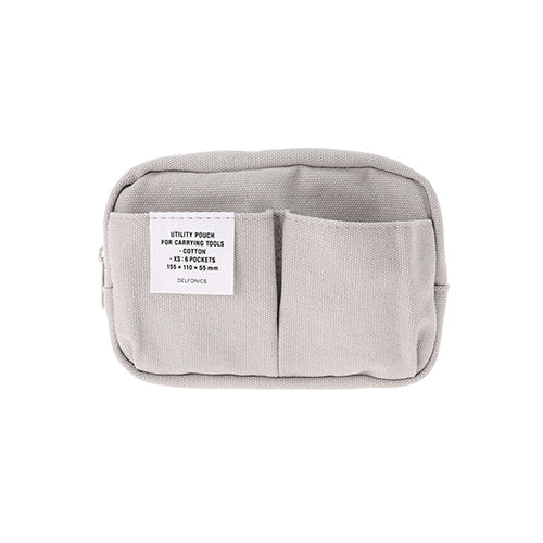 Delfonics Stationery Inner Carrying Case Bag In Bag XS - Light Gray - Harajuku Culture Japan - Japanease Products Store Beauty and Stationery