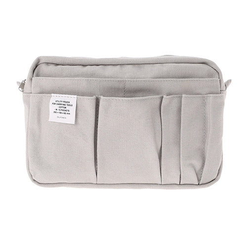 Delfonics Stationery Inner Carrying Case Bag In Bag M - Light Gray - Harajuku Culture Japan - Japanease Products Store Beauty and Stationery