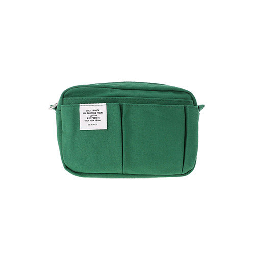 Delfonics Stationery Inner Carrying Case Bag In Bag S - Green - Harajuku Culture Japan - Japanease Products Store Beauty and Stationery