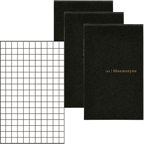 Maruman Mnemosyne Memo Pad N164 - Card-size - Grid - 3pc