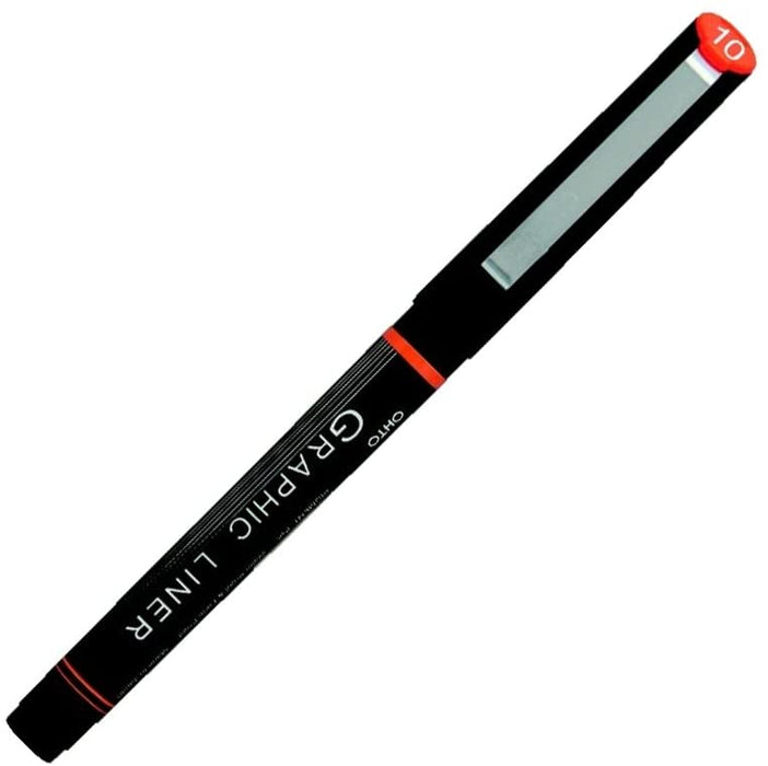 Ohto Water Based Calligraphy Pen Graphic Liner- Black