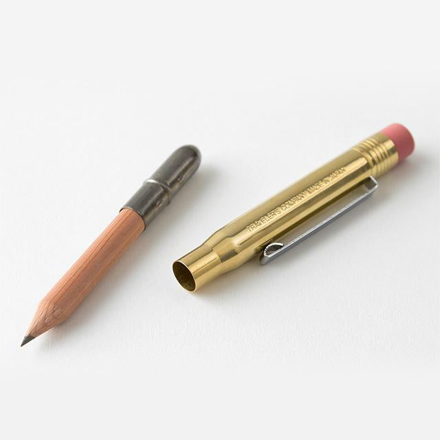 Midori Traveler's Brass Pencil - Harajuku Culture Japan - Japanease Products Store Beauty and Stationery