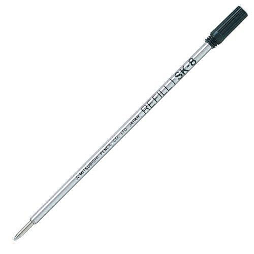 Uni-Ball Ballpoint Pen Refill - SK-8 (0.8mm) Black - For Pure Malt SH-3505