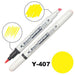 Deleter Alcohol Marker Neopiko 2 - Y-407 Lemon Yellow - Harajuku Culture Japan - Japanease Products Store Beauty and Stationery