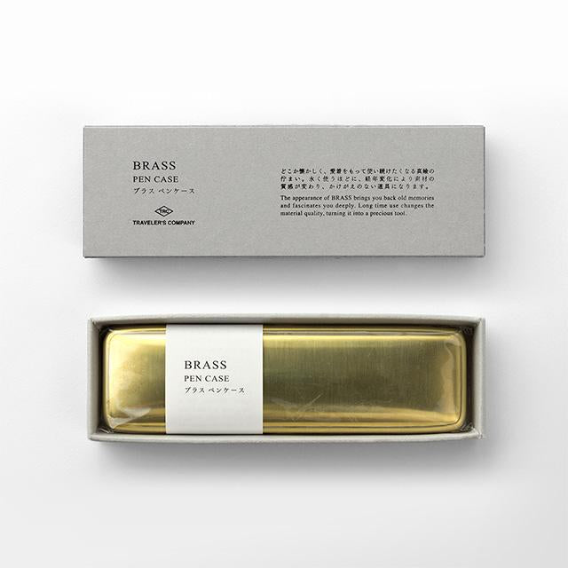 Midori Traveler's Brass Pen Case - Harajuku Culture Japan - Japanease Products Store Beauty and Stationery