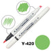 Deleter Alcohol Marker Neopiko 2 - Y-420 Grass Green - Harajuku Culture Japan - Japanease Products Store Beauty and Stationery
