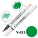 Deleter Alcohol Marker Neopiko 2 - Y-423 Ever Green - Harajuku Culture Japan - Japanease Products Store Beauty and Stationery
