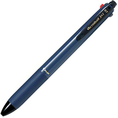 Pilot Acroball 3+1 Ballpoint Multi Pen 0.7mm 3 Color + Mechanical Pencil 0.5 mm - Harajuku Culture Japan - Japanease Products Store Beauty and Stationery
