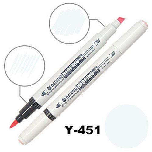 Deleter Alcohol Marker Neopiko 2 - Y-451 Pale Sky - Harajuku Culture Japan - Japanease Products Store Beauty and Stationery
