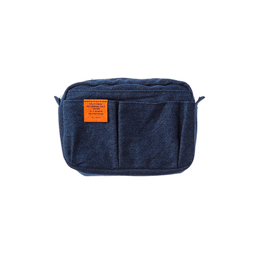 Delfonics Stationery Inner Carrying Case Bag In Bag S - Denim - Dark Blue - Harajuku Culture Japan - Japanease Products Store Beauty and Stationery