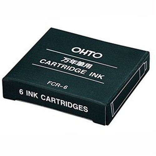 Ohto Fountain Pen Cartridge Ink Box in 6pcs