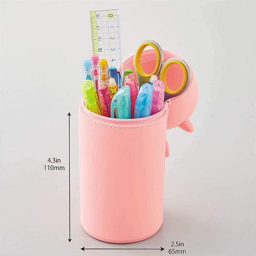 Lihit Lab. A-7714 Stand Pen Case Animal-type Big-size