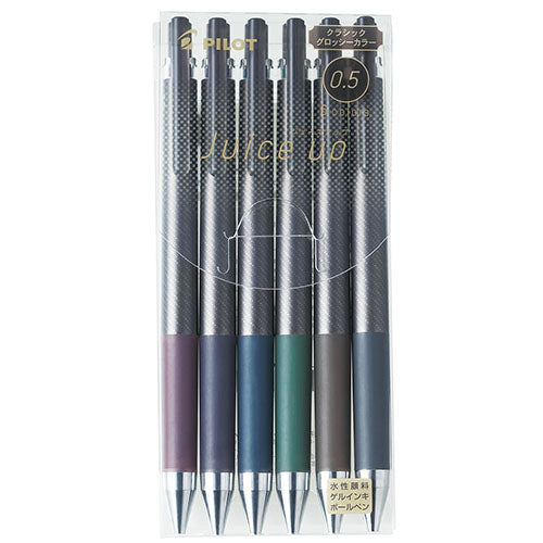Pilot Ballpoint Pen Juice Up - 0.5mm - Glossy 6 Colors Set