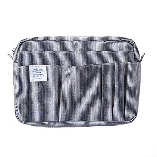 Delfonics Stationery Inner Carrying Case Bag In Bag M - Denim - Hickory - Harajuku Culture Japan - Japanease Products Store Beauty and Stationery