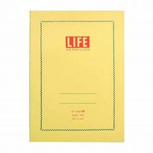 LIFE Vermilion Note - A6 - Harajuku Culture Japan - Japanease Products Store Beauty and Stationery