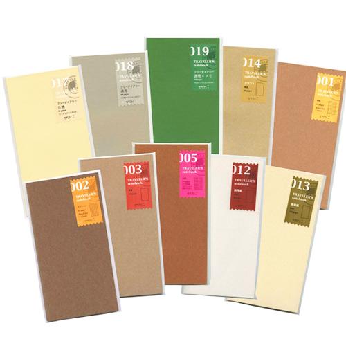 Midori Traveler's Note Book Regular Size Refill 001 - Lined Notebook - Harajuku Culture Japan - Japanease Products Store Beauty and Stationery